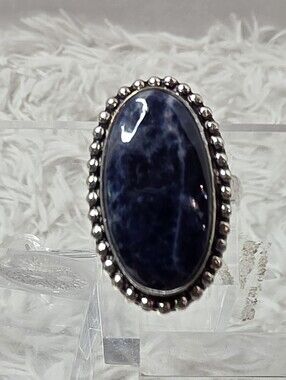 Sodalite Sterling Silver Ring